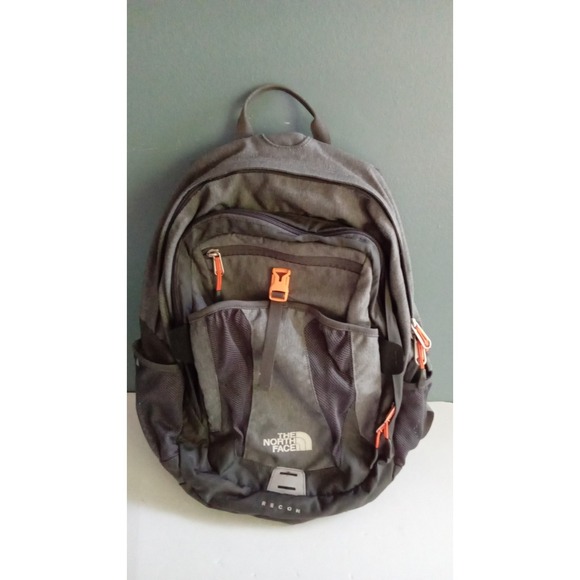 The North Face Recon Backpack Gray Daypack Laptop Travel School Bag - Picture 1 of 4